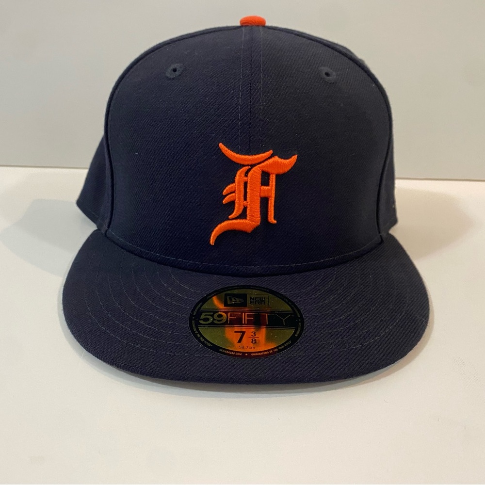 New Era x Fear Of God FOG 59Fifty 5950 World Series Patch Fitted Hat Cap